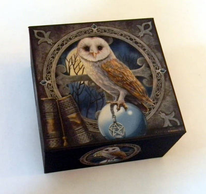 Owl Jewelry Box with Mirror